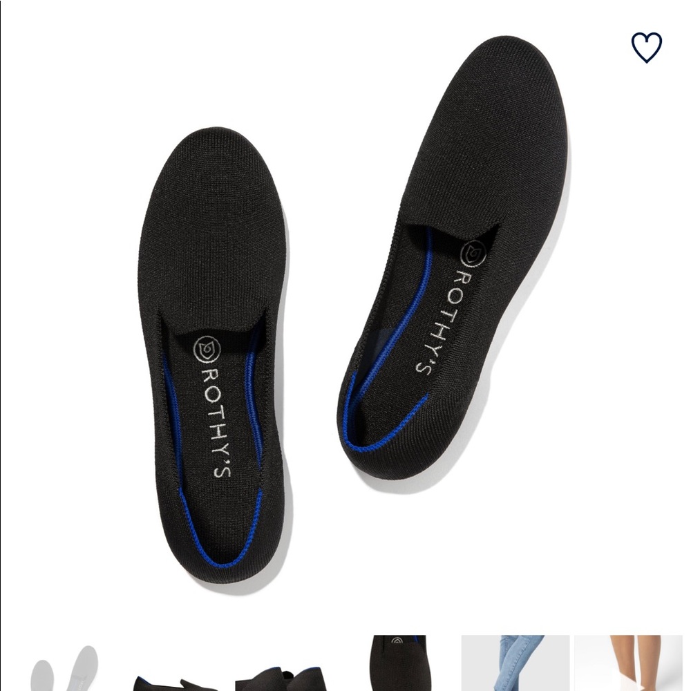 Rothys black loafer